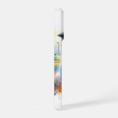 Border Collie Dog AREF1801 - Watercolor iPhone Hoesje (Rechterkant)