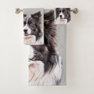 Border Collie Dog Bad Handdoek