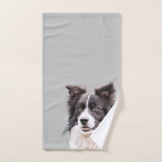 Border Collie Dog Bad Handdoek (Handdoek)