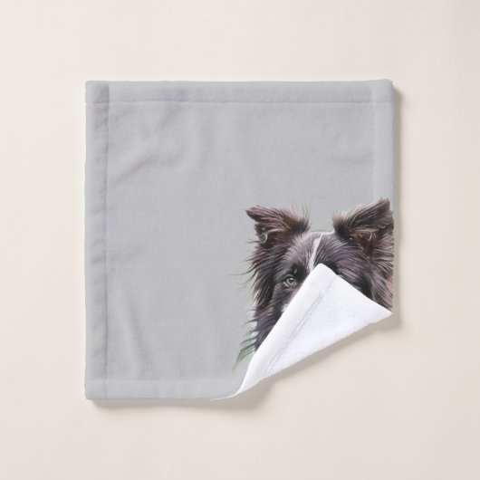 Border Collie Dog Bad Handdoek (Wasdoekje)