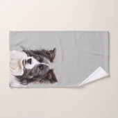 Border Collie Dog Bad Handdoek (Handdoek)