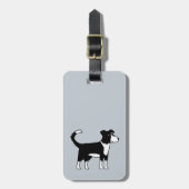 Border Collie Dog Bagagelabel (Voorkant verticaal)