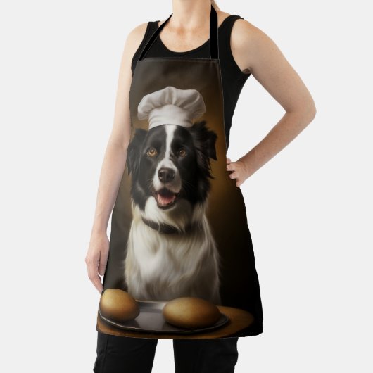 Border Collie Dog Chef Schort (Insitu)