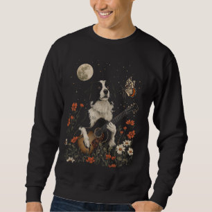 Border Collie Dog Cottagecore Trui