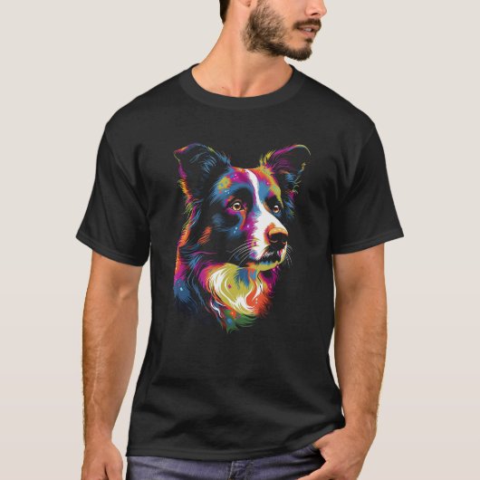 Border Collie Dog Dog  Dog Owner T-shirt (Voorkant)