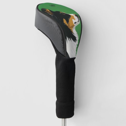 Border Collie Dog Golfheadcover (Schuin)