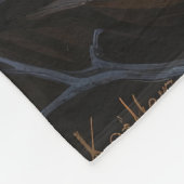 Border Collie Dog grillige Halloween schilderij Fleece Deken (Hoek)