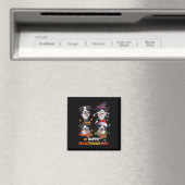 Border Collie Dog Hallothanksmas Halloween Thanksg Magneet (Insitu (Vaatwasser))