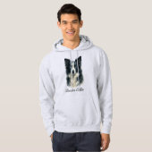 Border Collie dog Hoodie (Voorkant volledig)
