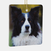 Border Collie Dog Keramisch Ornament (Rechts)