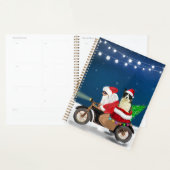 Border Collie Dog kerstkerstkerstman Planner (Display)