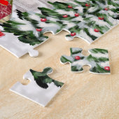 Border Collie Dog Kerstmis Legpuzzel (Zijkant)
