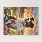 Border Collie Dog Legpuzzel (Horizontaal)