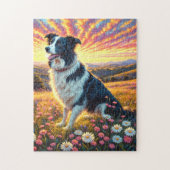 Border Collie Dog Legpuzzel (Verticaal)