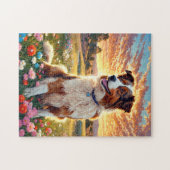 Border Collie Dog Legpuzzel (Horizontaal)