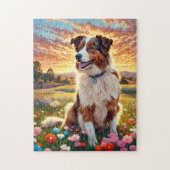 Border Collie Dog Legpuzzel (Verticaal)