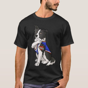 Border Collie Dog Love Dad Puppy Owner T-shirt
