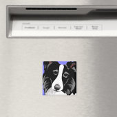 Border Collie Dog Magneet (Insitu (Vaatwasser))