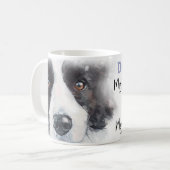 Border Collie Dog mama Koffiemok (Voorkant links)