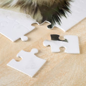 Border Collie Dog met Hearts Valentijnsdag Legpuzzel (Zijkant)