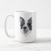 Border Collie Dog Mok | 15 oz. (Links)