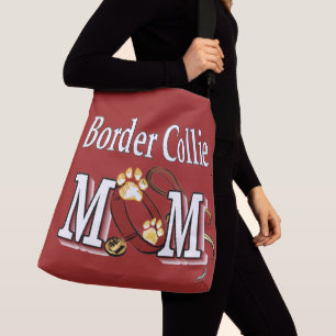 Border Collie Dog MOM Crossbody Tas