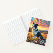 Border Collie Dog Notitieboek (Binnen)