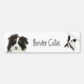Border Collie Dog o Bumpersticker (Voorkant)