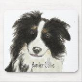 Border Collie Dog o Muismat (Voorkant)