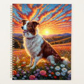 Border Collie Dog Planner (Voorkant)