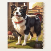 Border Collie Dog Planner (Achterkant)