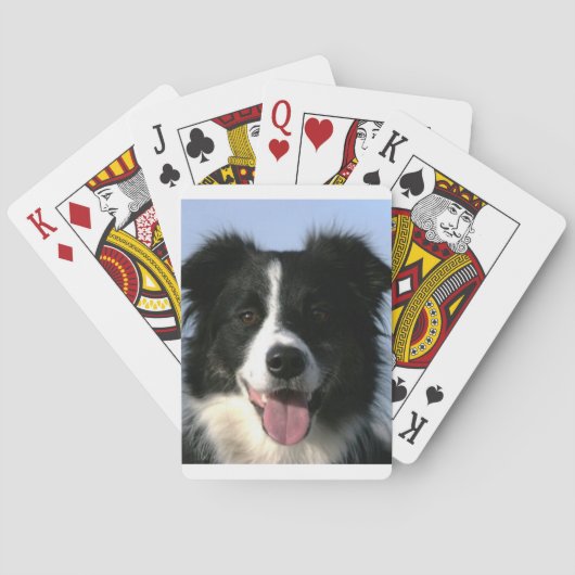 Border Collie Dog Playing Cards Speelkaarten (Achterkant)