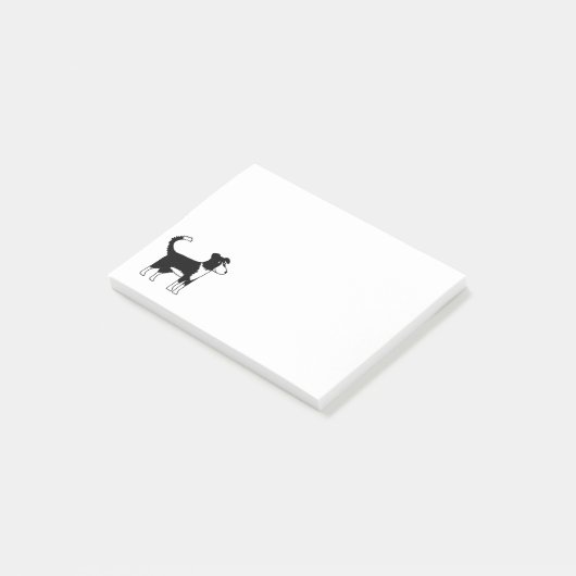 Border Collie Dog Post-it® Notes (Schuin)