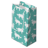 Border Collie Dog Puppy Klein Cadeauzakje (Achterkant Gekanteld)