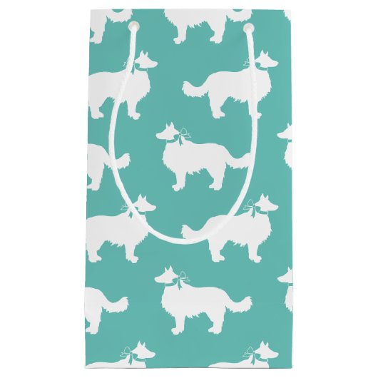 Border Collie Dog Puppy Klein Cadeauzakje (Voorkant)