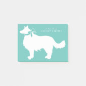 Border Collie Dog Puppy Post-it® Notes (Voorkant)