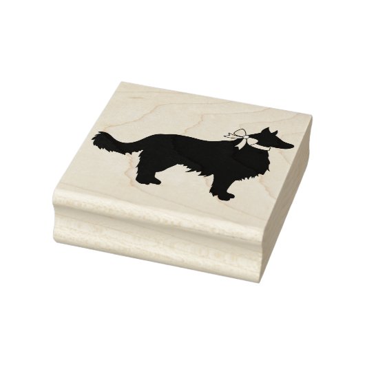 Border Collie Dog Puppy Rubberstempel (Stempel)