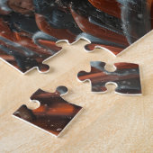 Border Collie Dog Roller Onderzetter Kerst Legpuzzel (Zijkant)