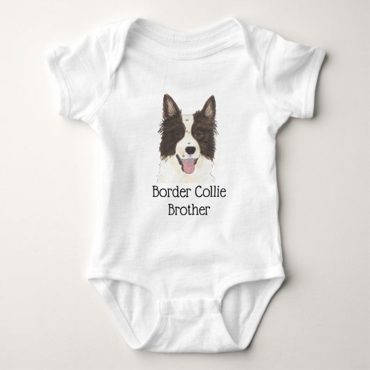  Border Collie Dog Romper (Voorkant)