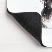 Border Collie Dog Santa Christmas Lights Xmas Boys Muismat (Hoek)