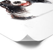 Border Collie Dog Santa Christmas Lights Xmas Boys Poster (Hoek)