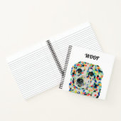 Border Collie Dog Square Notitieboek (Binnen)