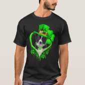 Border Collie Dog St Patricks Day Lover Irish Sham T-shirt (Voorkant)