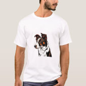 Border Collie dog T-shirt (Voorkant)