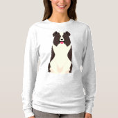 Border Collie Dog T-shirt (Voorkant)