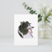 Border Collie dog, tony fernandes Briefkaart (Staand voorkant)