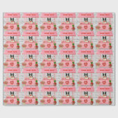 Border Collie Dog Valentijnsdag Kissing Booth Cadeaupapier (Vlak)