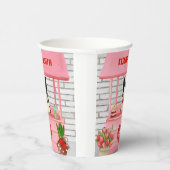 Border Collie Dog Valentijnsdag Kissing Booth Papieren Bekers (Rechts)