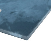 Border Collie Dog Waterverf Kunstportret Snijplank (Hoek)