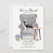 Border Collie Dog We hebben de aanmaning verplaats Aankondiging (Voorkant)